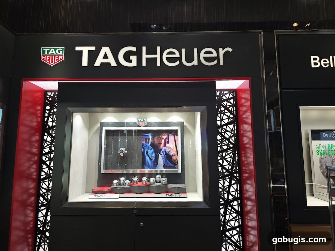 TAG Heuer Watch Display