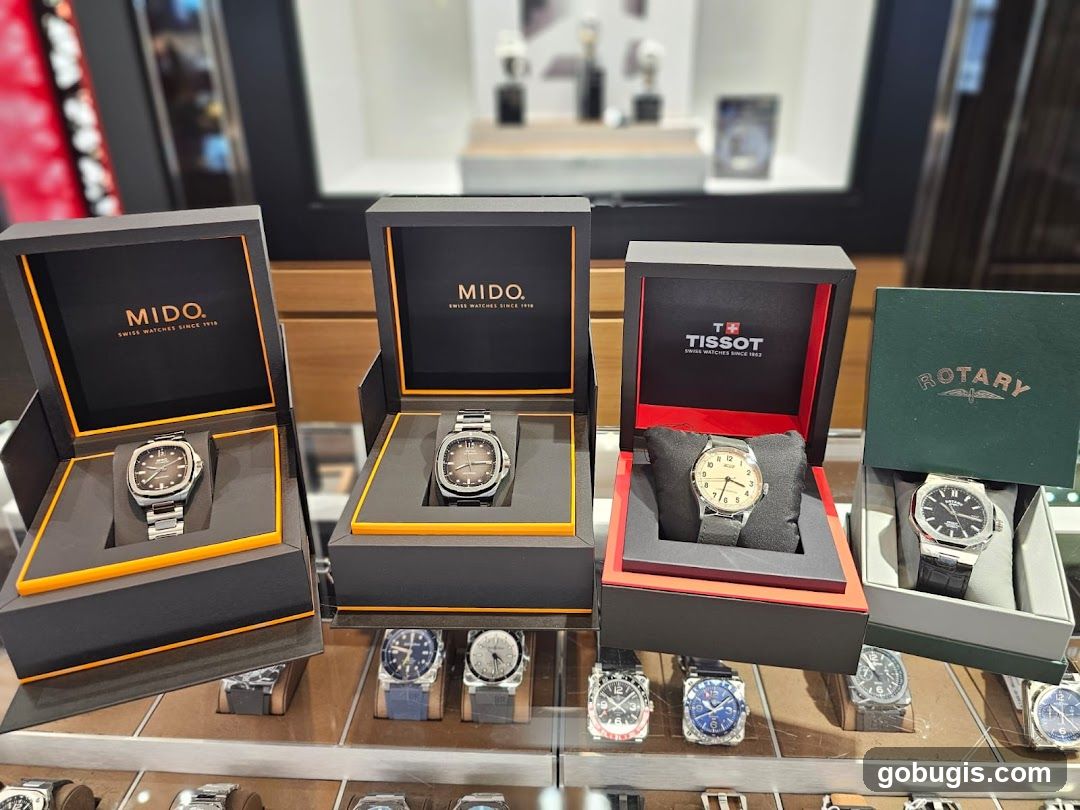 Assortment of Watches in Display Boxes