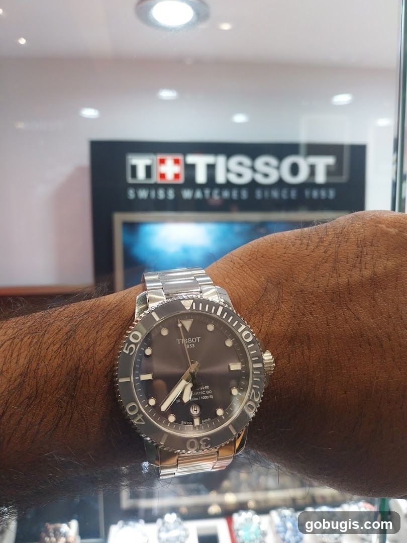 Tissot Watch Display