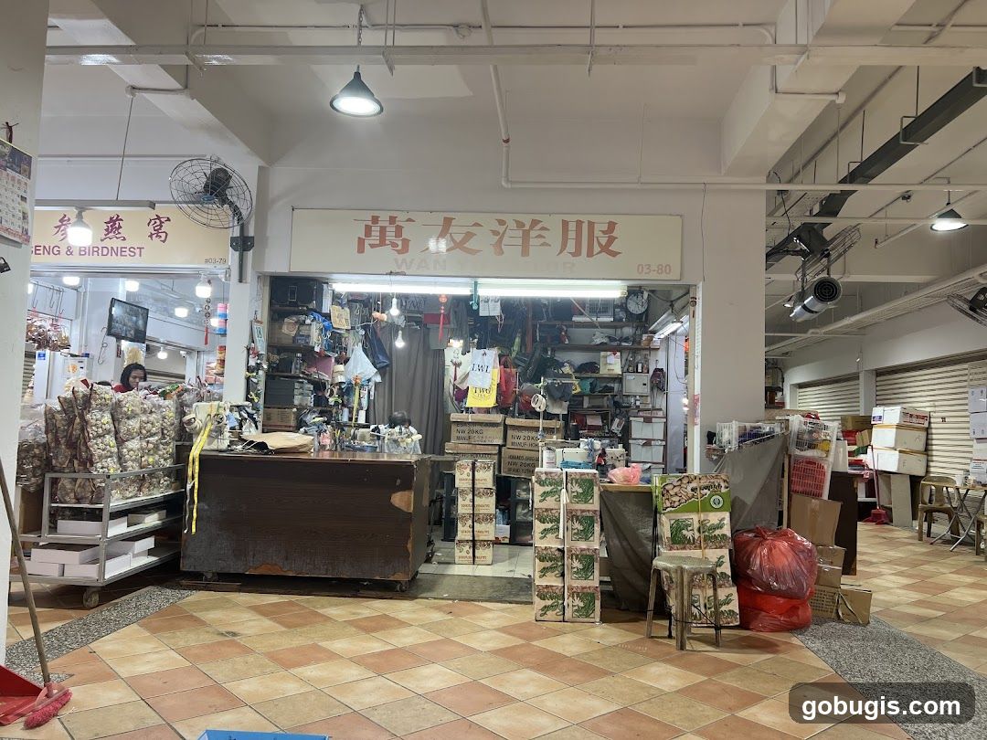 Market Stall with Various Goods