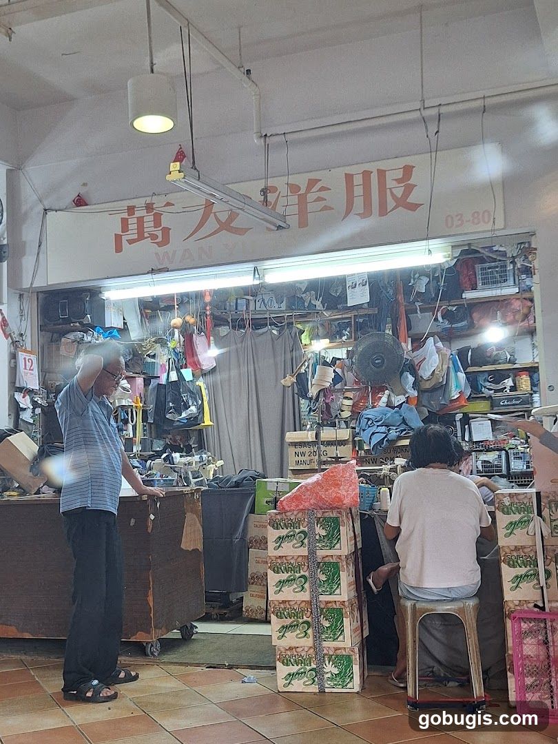 Shop Interior with Goods