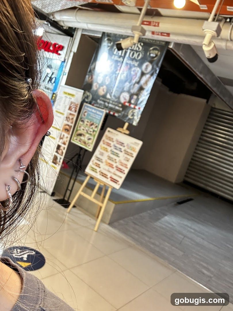Tattoo and Piercing Studio Display