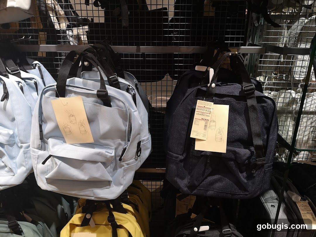 Backpacks on Display