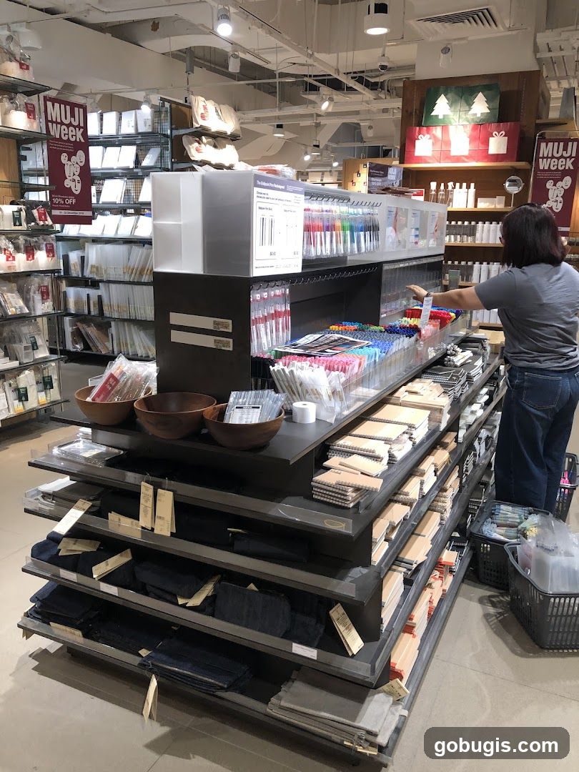 MUJI Week Display
