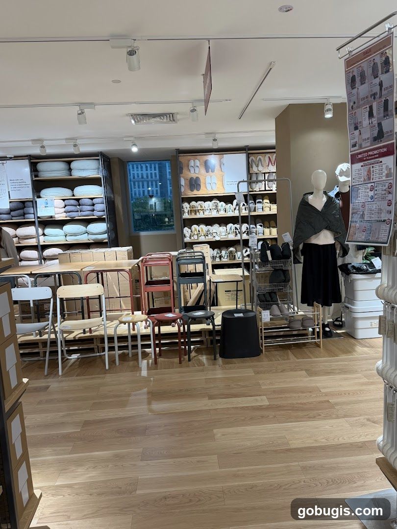 Store Interior with Merchandise
