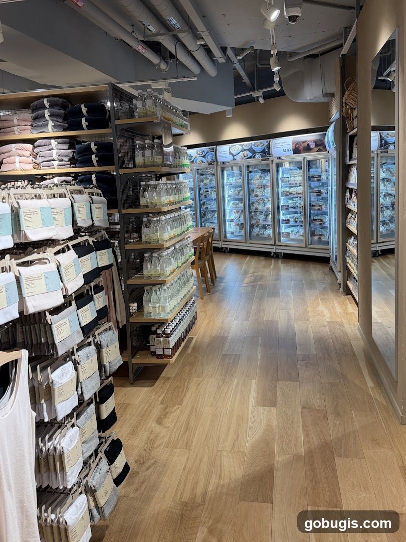 Store Interior with Packaged Goods