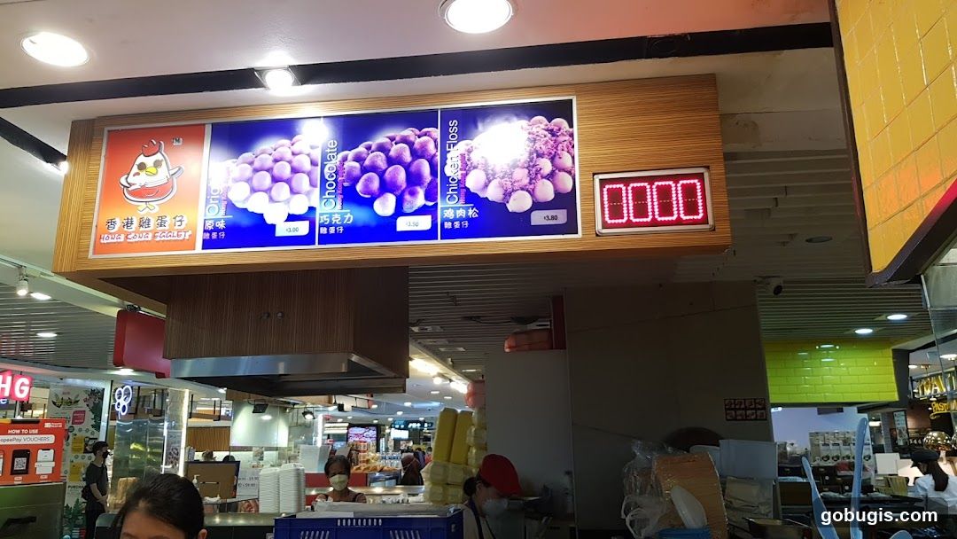 Food stall menu