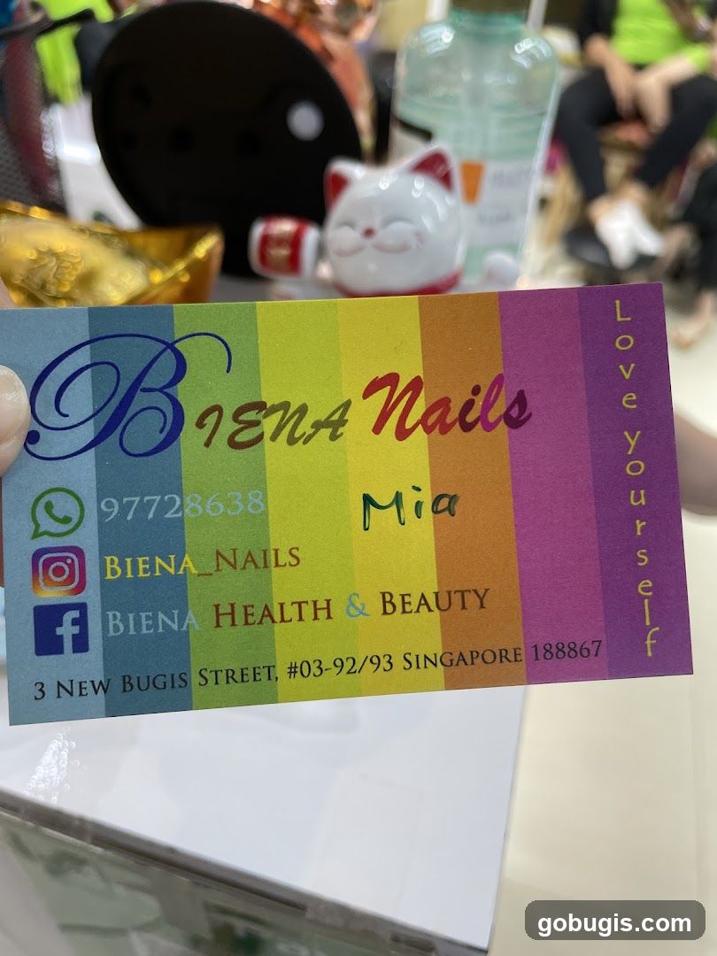 Business Card for Biena Nails