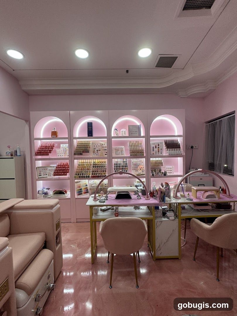 Nail Salon Interior