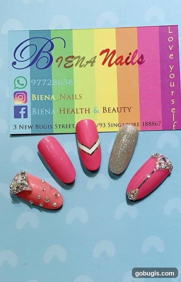 Business Card with Nail Art