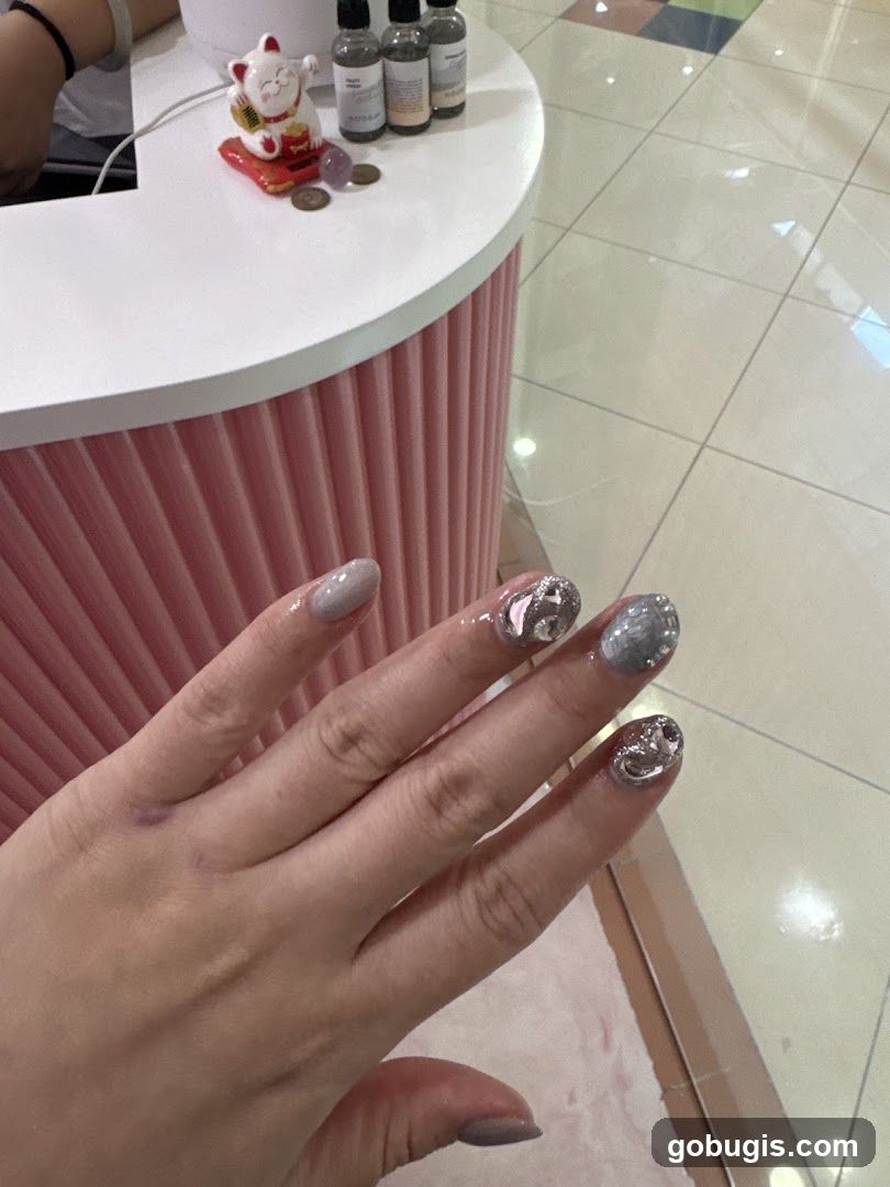 Manicure with Decorative Nails
