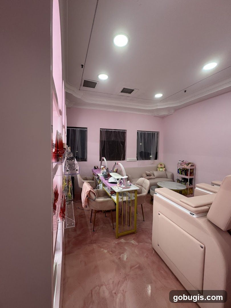 Nail Salon Interior