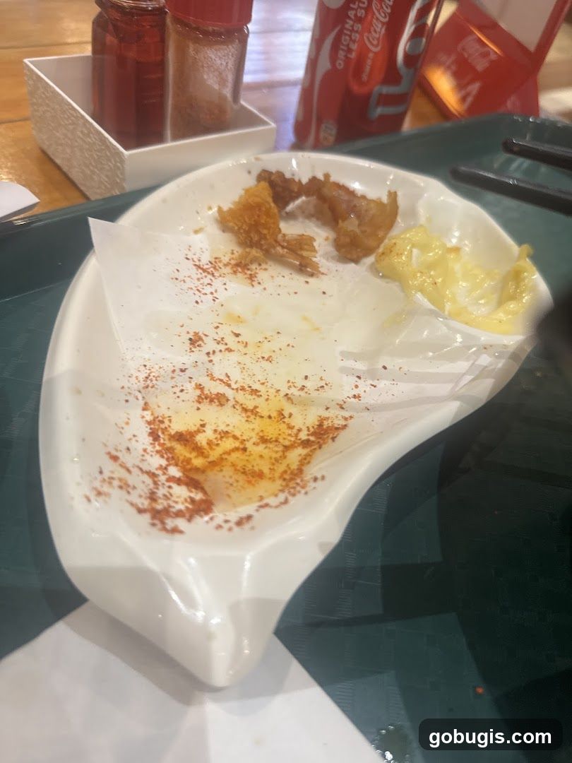 Leftover Food on Plate