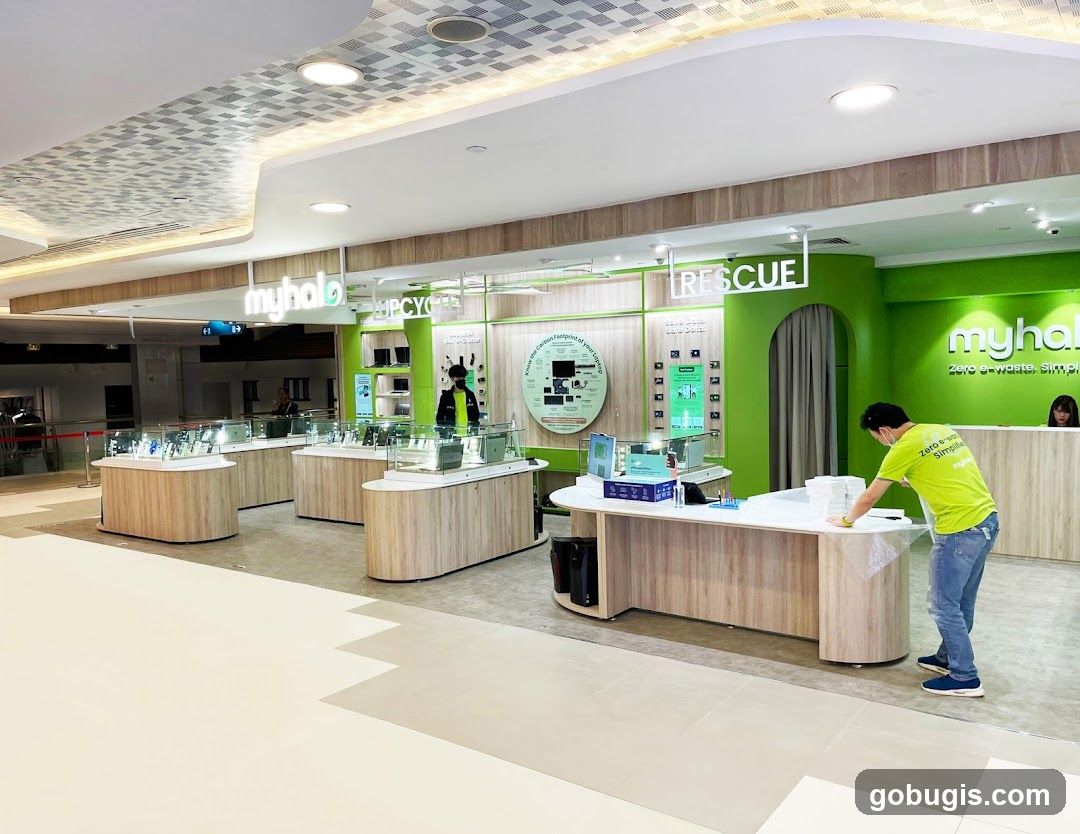 Electronics Store Interior