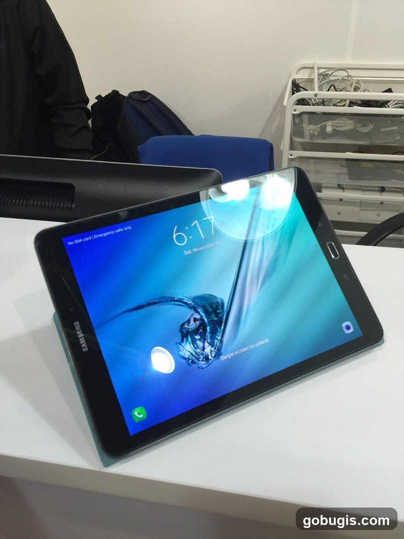 Tablet on Desk