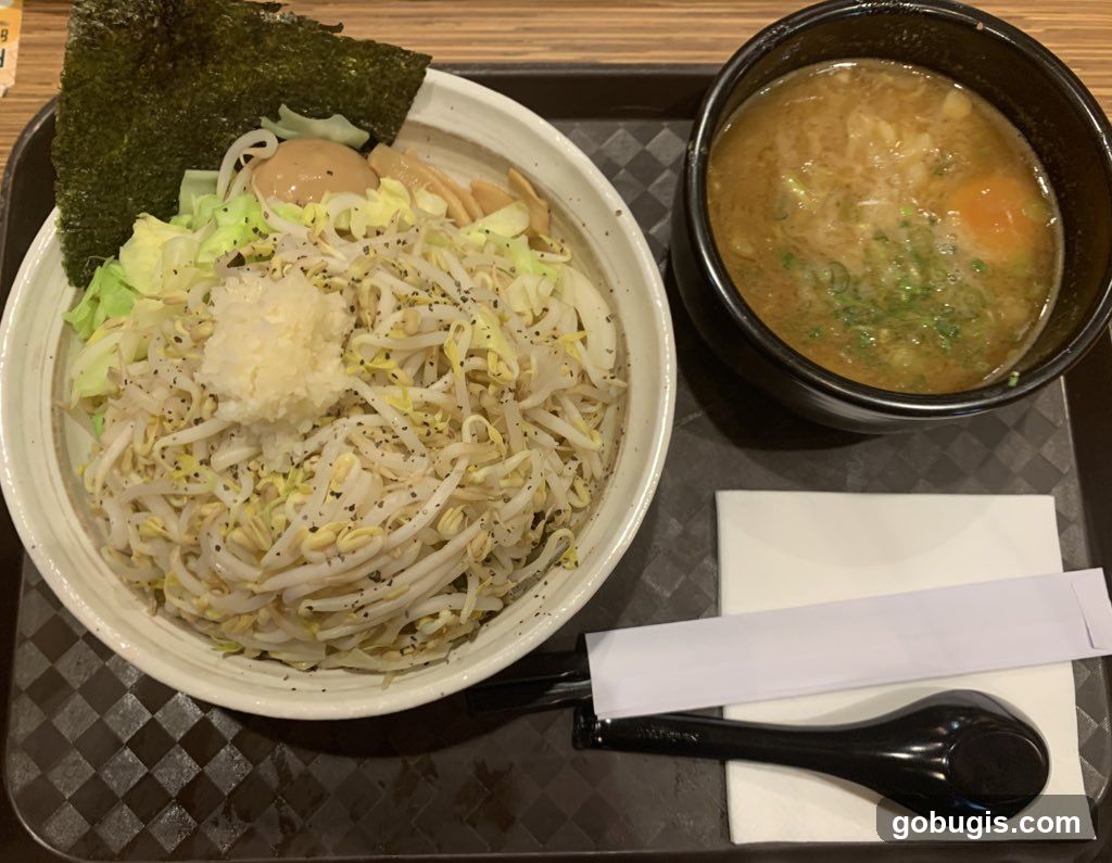 Ramen with Bean Sprouts and Egg