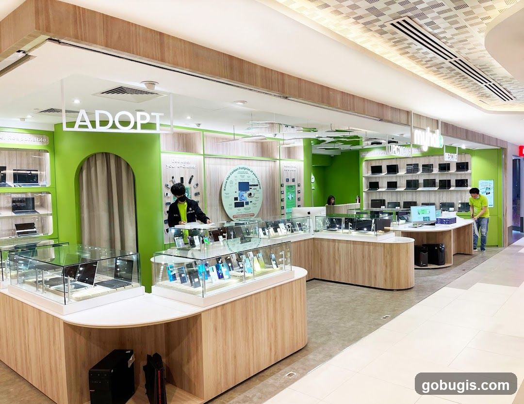 Electronics Store Interior
