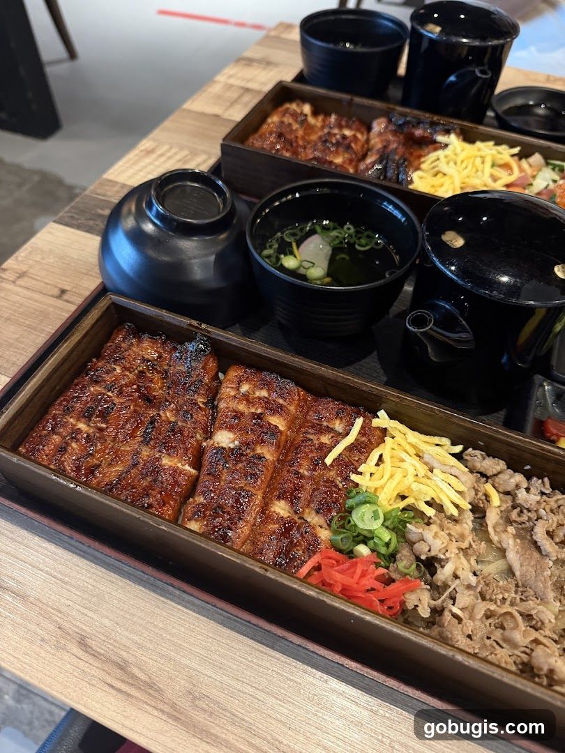 Japanese Eel and Beef Rice Bowls