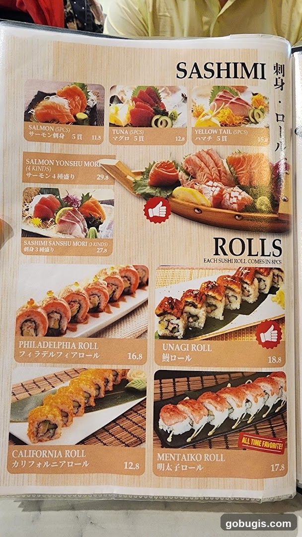 SASHIMI & ROLLS