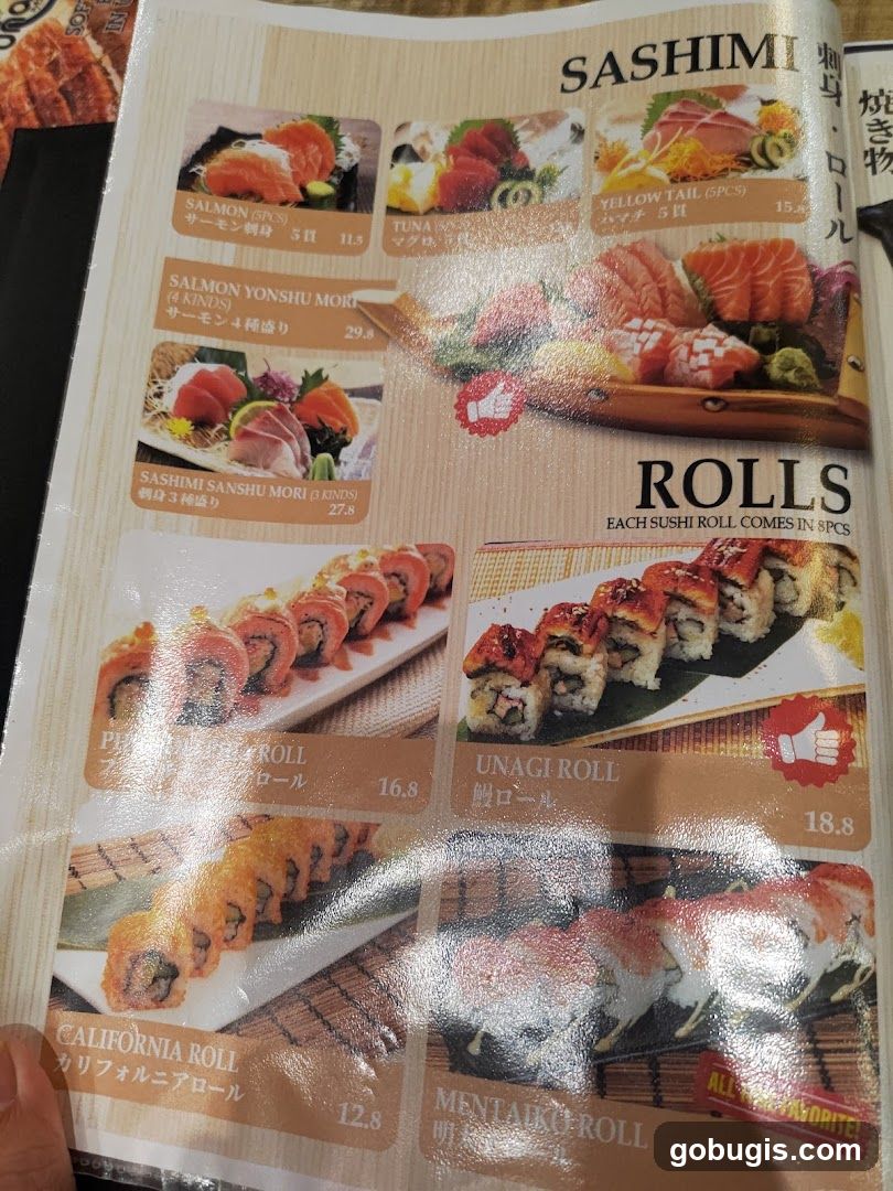 SASHIMI & ROLLS