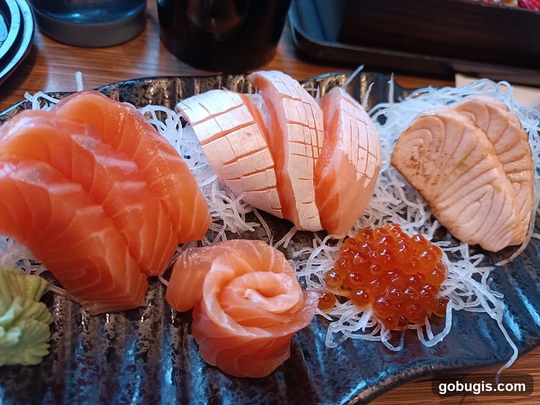 Salmon Sashimi Platter
