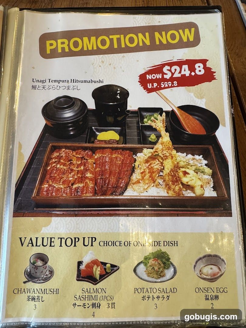 Unagi Tempura Hitsumabushi Promotion