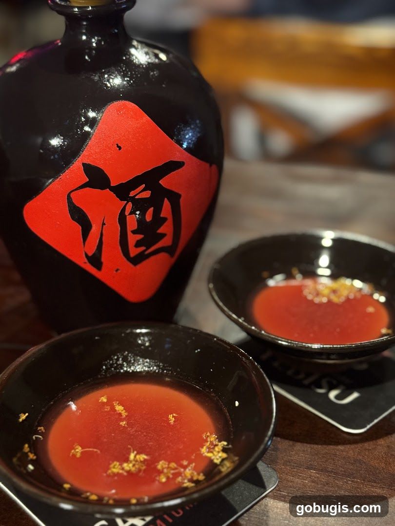 Sake Bottle and Cups