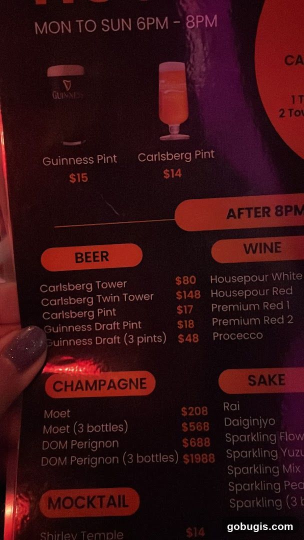 Drink Menu