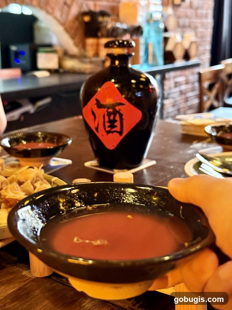 Table Setting with Food and Drink