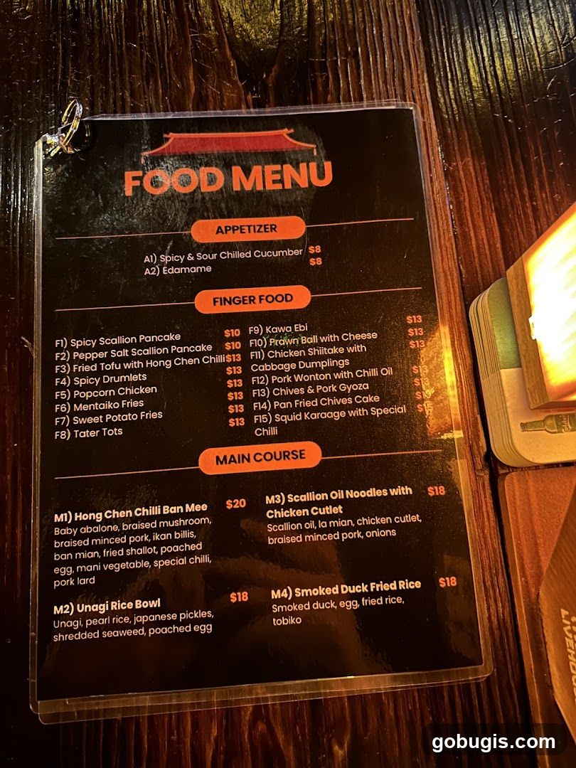 FOOD MENU