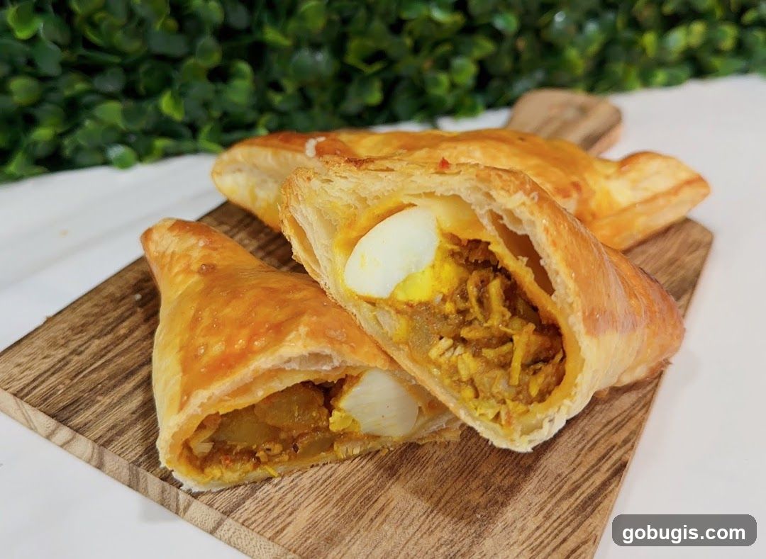 Savory Pastries with Egg and Filling