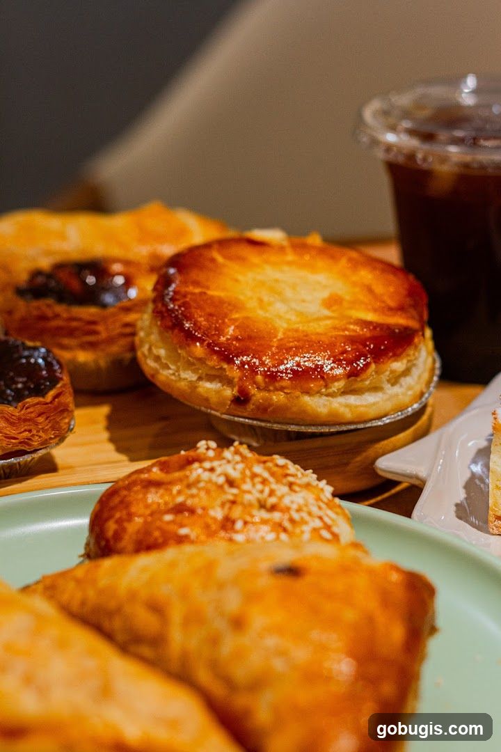 Assortment of Pastries and Drink