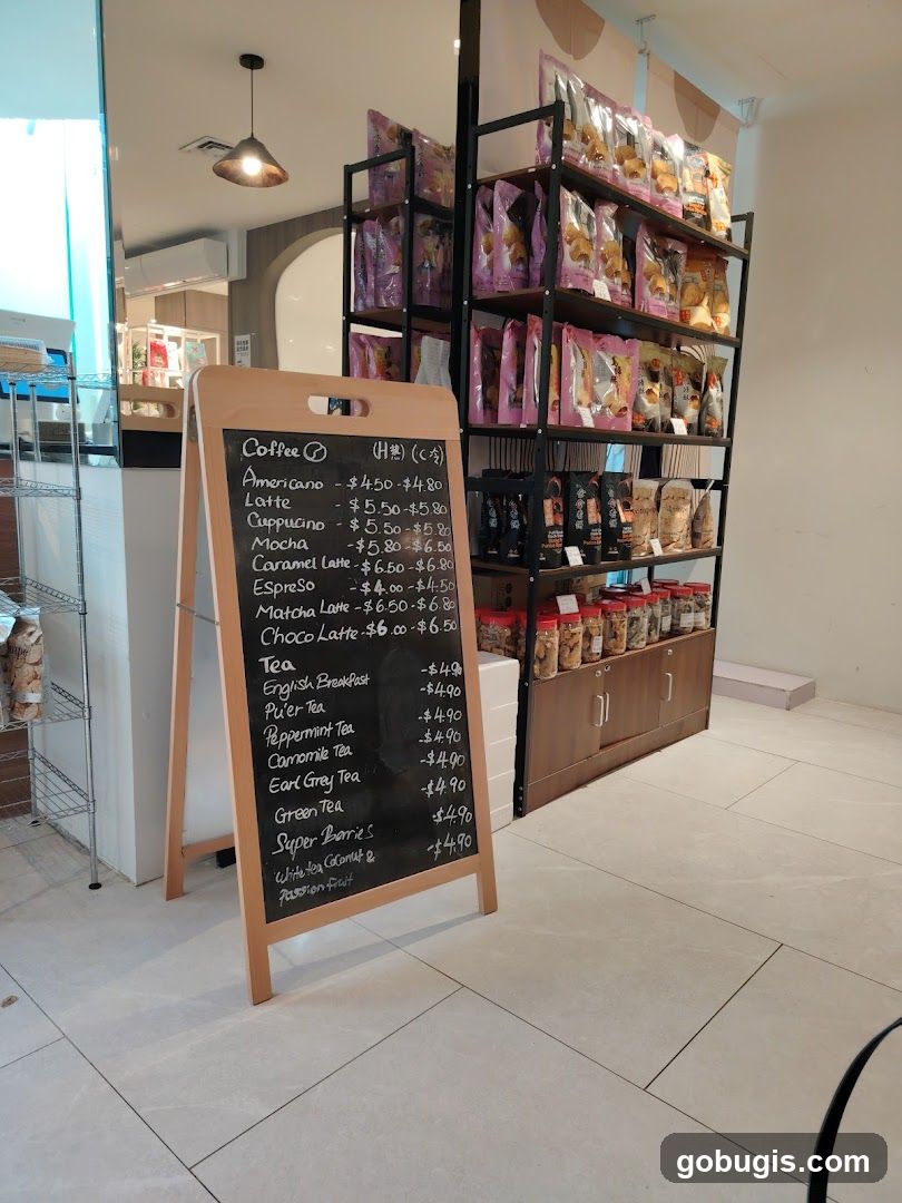 Coffee and Tea Menu