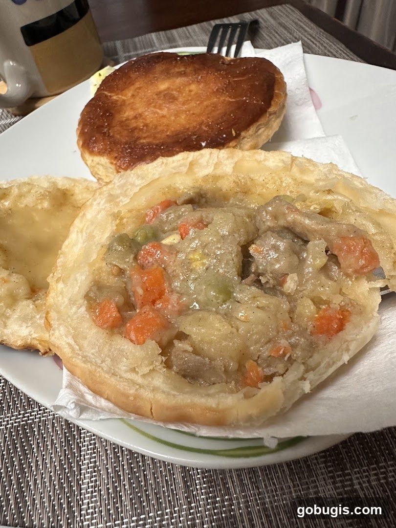 Savory Pie with Meat and Vegetables