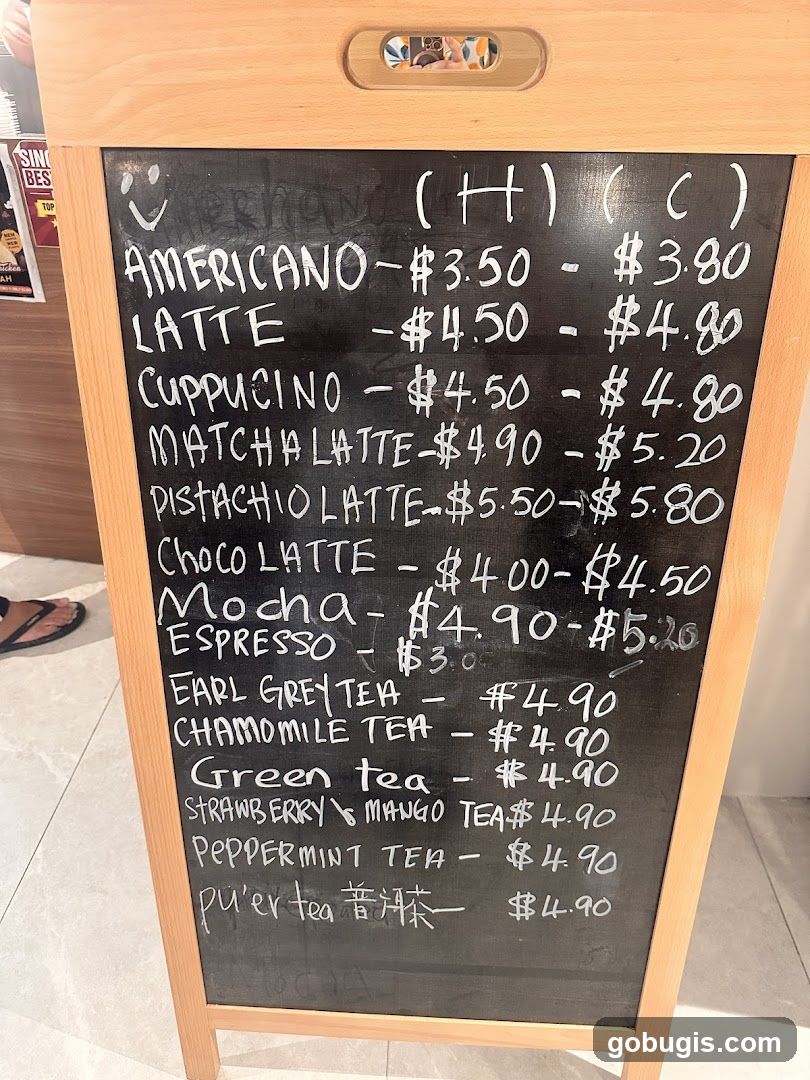 Beverage Menu