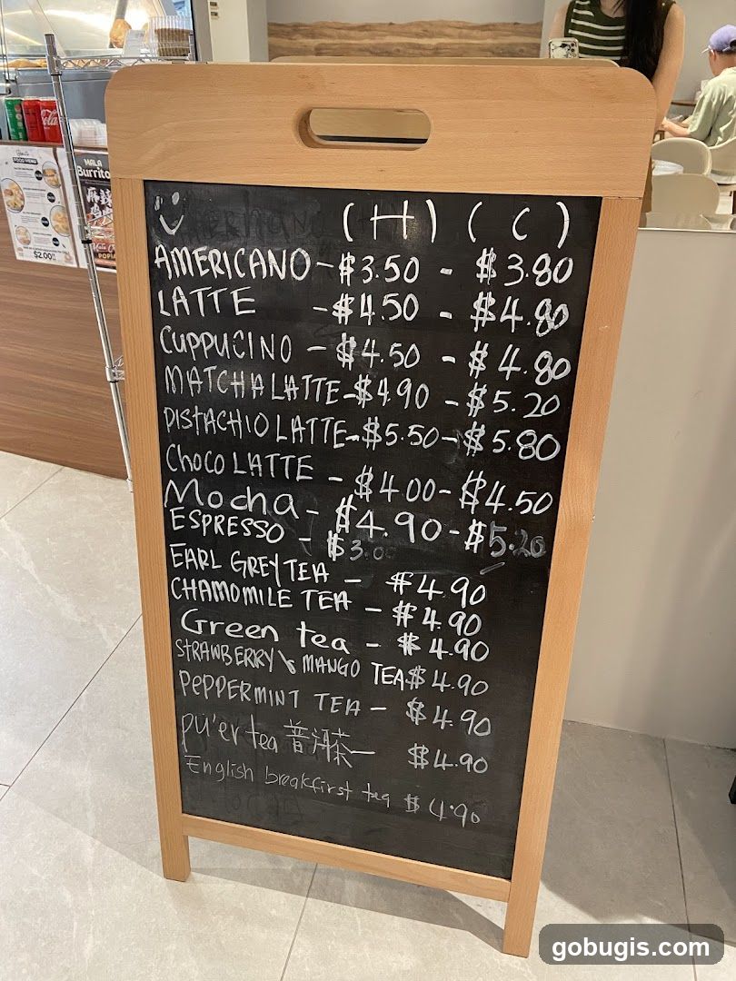 Beverage Menu