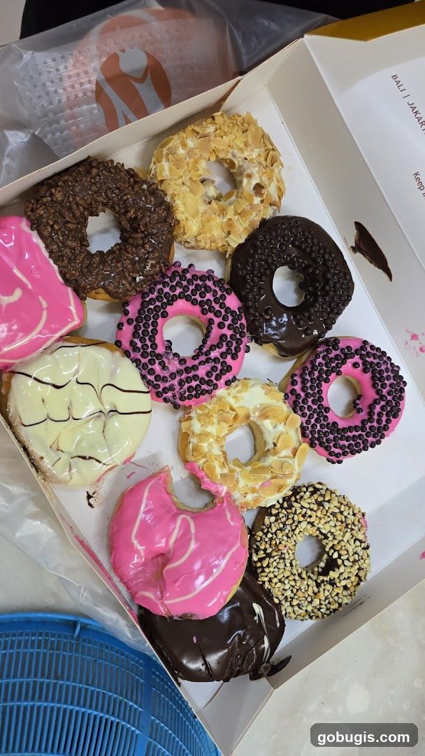 Donuts and Coffee Shop Display