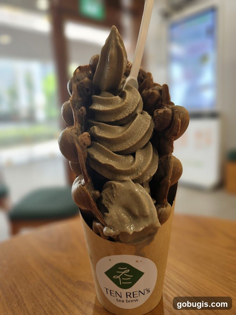 Bubble Waffle Ice Cream