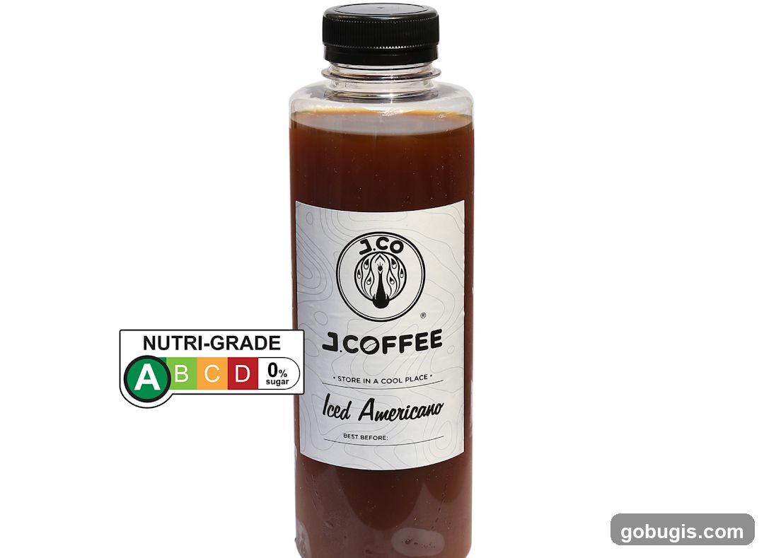 Iced Americano Coffee Bottle