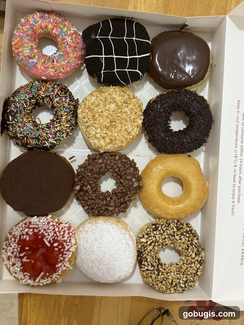 Donuts and Drinks Display
