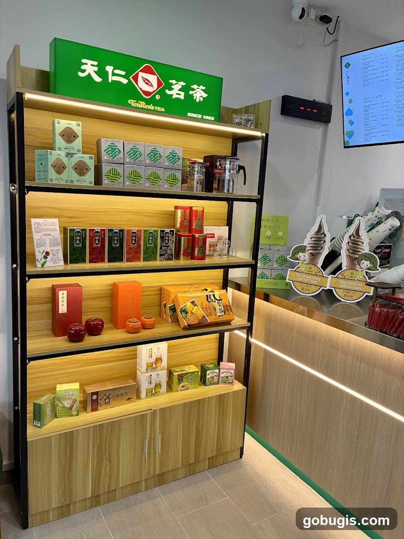 Tea Shop Display