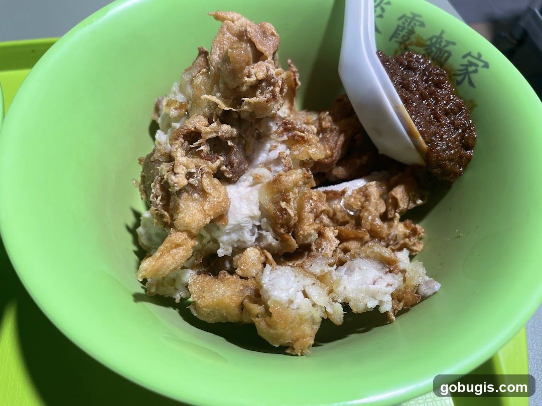 Fried Chicken Rice with Chili Paste