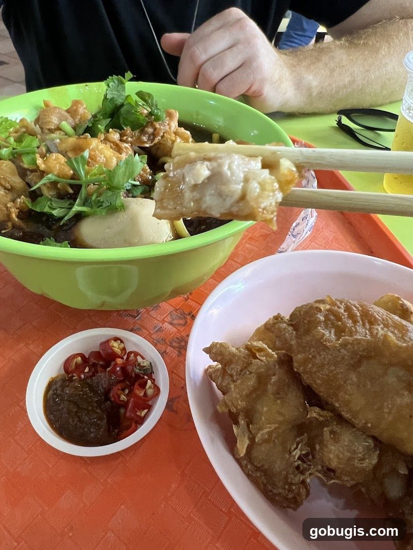 Noodles and Fried Food