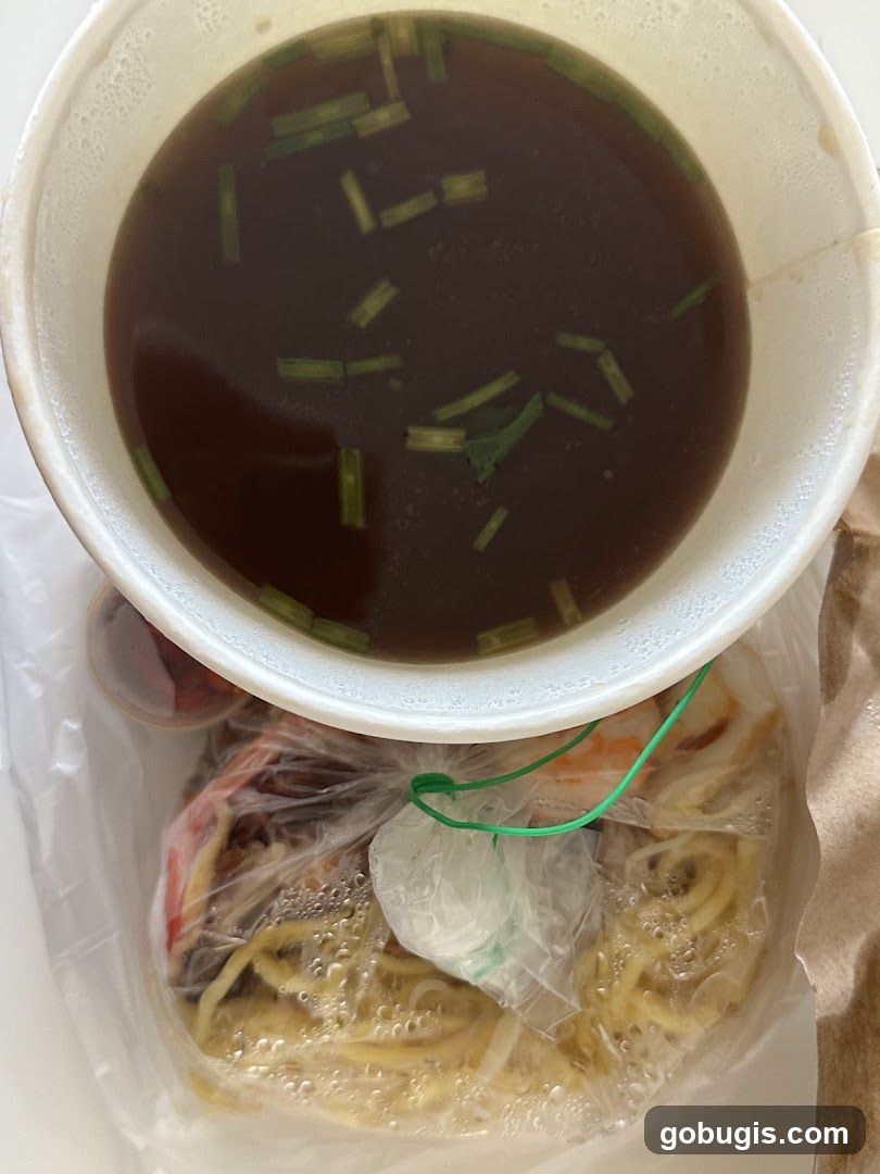 Noodle Soup and Side Dish