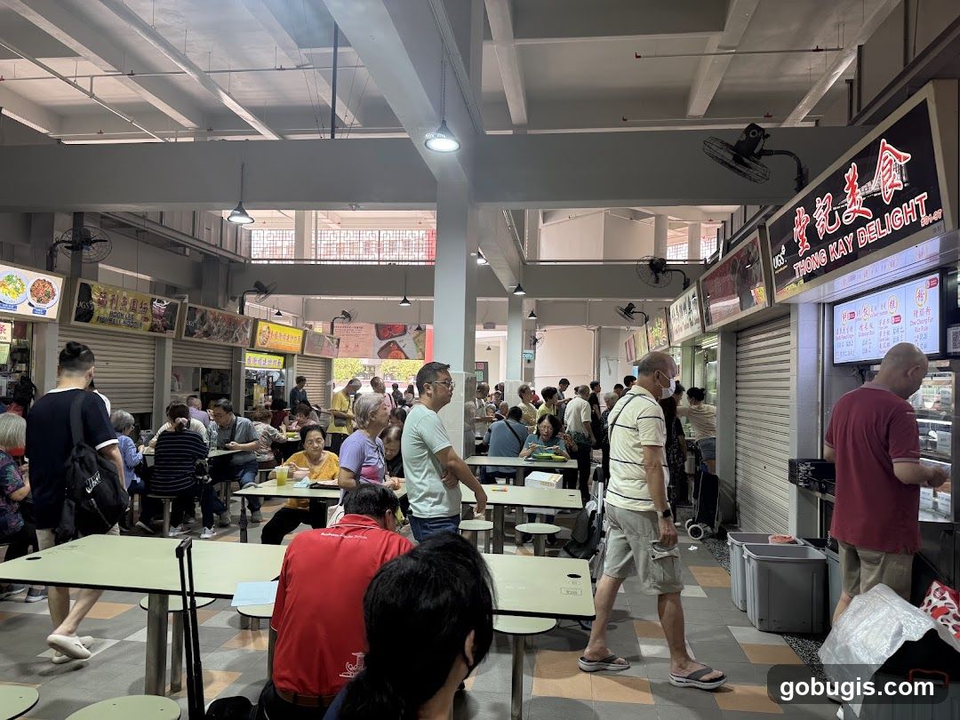 Busy Food Court