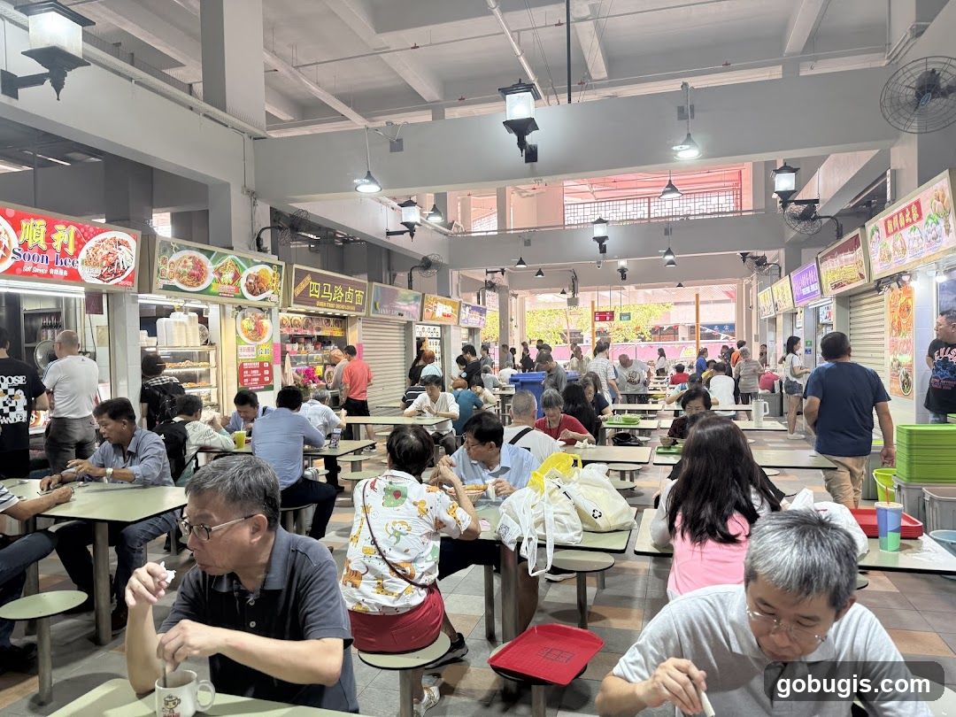 Busy Food Court