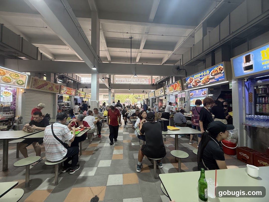 Busy Food Court