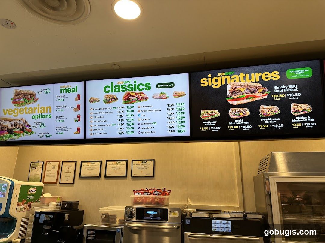 Subway Menu Boards