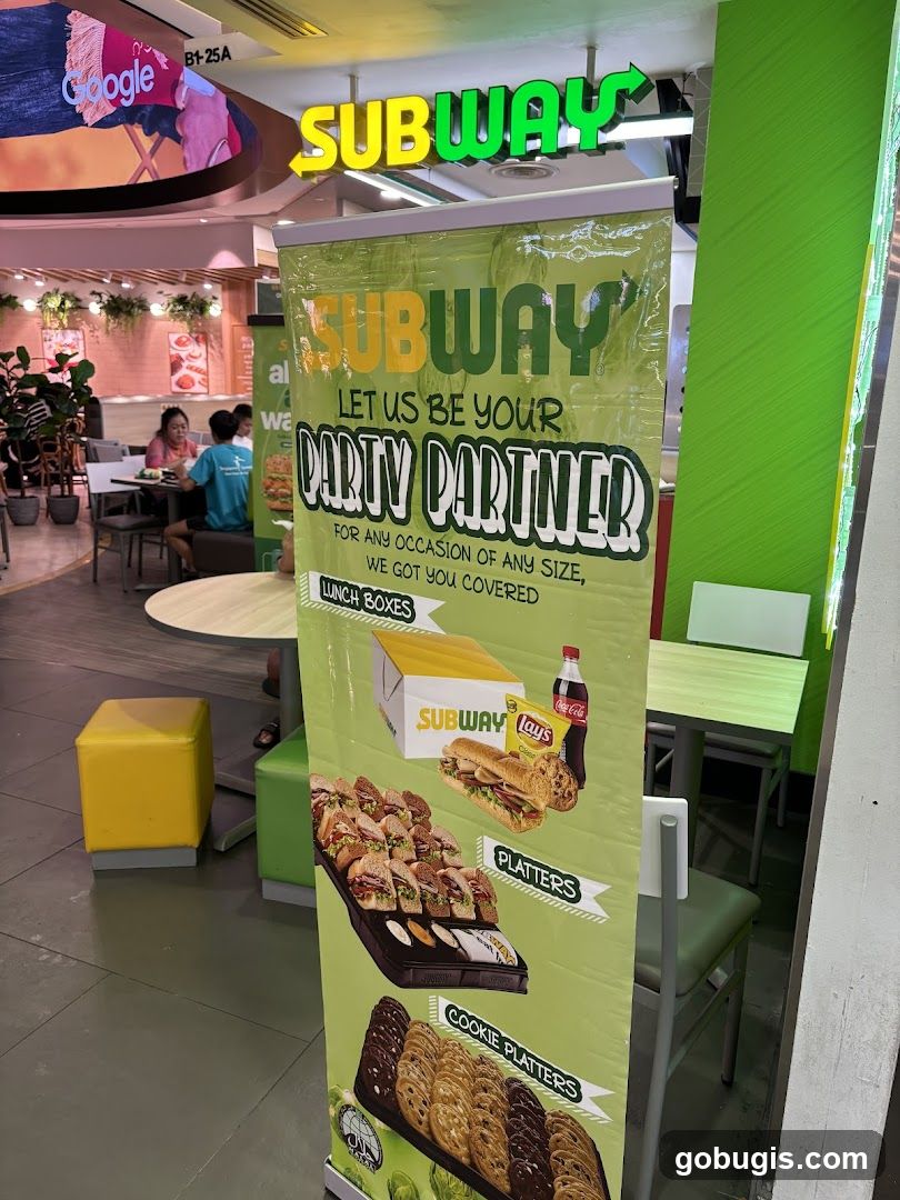 Subway Party Partner Banner