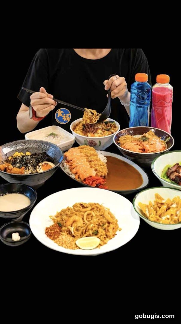 Noodle Dishes and Drinks